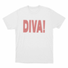 Diva Unisex T Shirt White