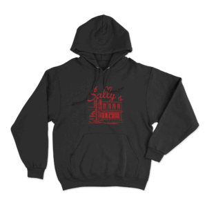 Sallys Wine Bar Art Unisex Hoodie Black
